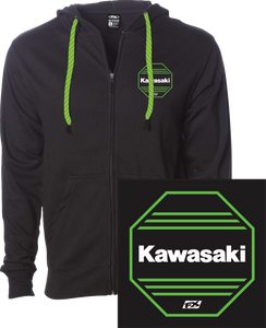 Factory Effex - Hoodie Zip Kawasaki Octagon Bk Xl - 28-88156