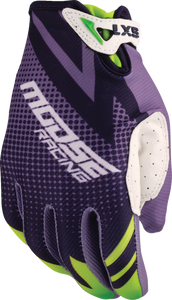 Moose Racing - Glove Youth Sx1 Purple/green Sm - 3332-1893