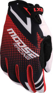 Moose Racing - Glove Youth Sx1 Red/black Lg - 3332-1900
