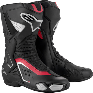 Alpinestars - Boots Smx-6 V3 Vented Bk/si/rd 42 - 2223225-199-42