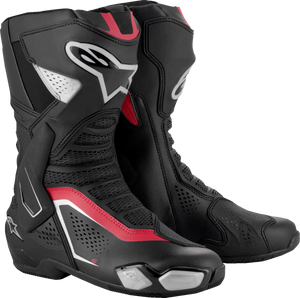 Alpinestars - Boots Smx-6 V3 Vented Bk/si/rd 46 - 2223225-199-46