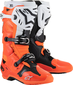 Alpinestars - Boot Tech 10 Enduro Orange Fluo/black/white 13 - 2010025-4512-13