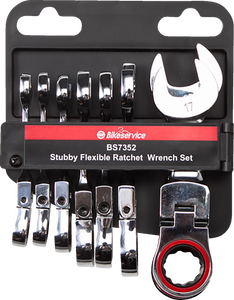 Bikeservice - Tool Flexhead Wrench 8pc - BS7352 Bikeservice - Tool Flexhead Wrench 8pc - BS7352