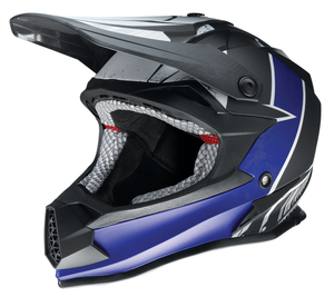 Z1r - Youth F.I. Helmet - Fractal - MIPS - Matte Black/Blue - Large - Youth F.I. Fractal MIPS Helmet - 0111-1513