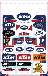 D'cor Visuals - Decal Sheet Ktm Retro - 40-30-103