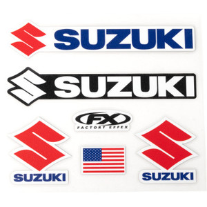 Factory Effex - Jersey Iron On Kit Suzuki - 28-82400
