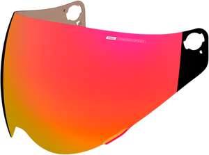 Icon - Variant Optics Shield - RST Red - Precision Optics Variant Helmet Shield - 0130-0638
