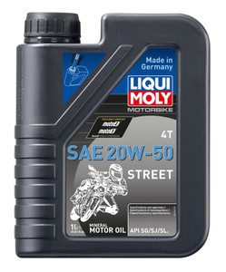 Liqui Moly Motorbike 4t 20w-50 Street 1 Liter - 20062 Liqui Moly Motorbike 4t 20w-50 Street 1 Liter - 20062