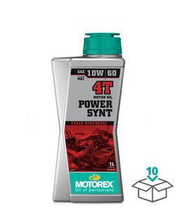 Motorex Power Synt 4t 10w60 Jaso Ma2, 1 Liter - 308252 Motorex Power Synt 4t 10w60 Jaso Ma2, 1 Liter - 308252