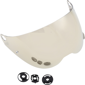 Icon - Precision Optics Variant Pro Pinlock Shield - RST Silver - Precision Optics Variant Pro Helmet Pinlock Shield - 0130-0944