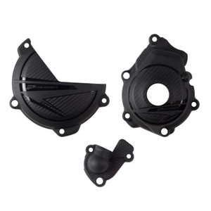 Polisport ,engine Covers Black - 91370