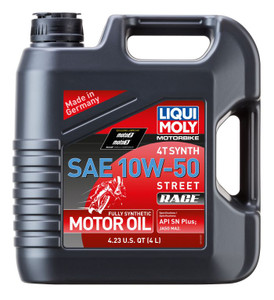 Liqui Moly Motorbike 4t Synth 10w-50 Street Race 4 Liter - 20068 Liqui Moly Motorbike 4t Synth 10w-50 Street Race 4 Liter - 20068