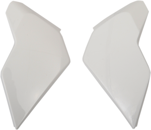 Icon - Airflite Side Plates - Gloss White - Airflite Helmet Side Plates - Solid - 0133-1038