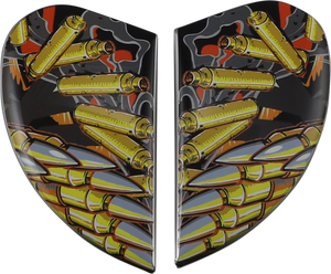 Icon - Airform Side Plates - Warthog - Silver - Airform Helmet Side Plates - 0133-1294