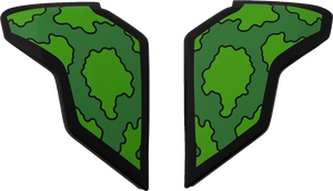 Icon - Airflite Side Plates - GP23 - Green - Airflite Helmet Side Plates - GP23 - 0133-1417