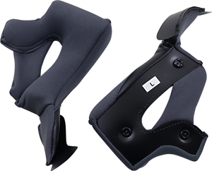 Z1r - Warrant Cheek Pads - Black - Large - Warrant Helmet Cheek Pads - 0134-2686