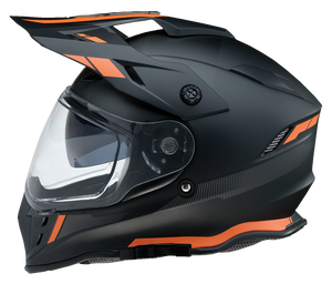 Z1r - Range Helmet - Uptake - Black/Orange - Large - Range Uptake Helmet - 0140-0117