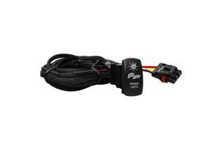 UTV Stereo Polaris RZR Pro R / Turbo R / Pro XP Low Current Harness, Rocker Switch & Pulse Bar Plug - UTVS-PRO-HRN-LC-RKR UTV Stereo Polaris RZR Pro R / Turbo R / Pro XP Low Current Harness, Rocker Switch & Pulse Bar Plug - UTVS-PRO-HRN-LC-RKR