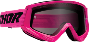 Thor - Combat Sand Goggles - Racer - Flo Pink/Black - Combat Sand Racer Goggles - 2601-2700