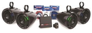 MTX Audio Universal Bluetooth Switch Audio W/ Amp And 4 Roll Cage Speaker Package - UNI-2-AWBTSW MTX Audio Universal Bluetooth Switch Audio W/ Amp And 4 Roll Cage Speaker Package - UNI-2-AWBTSW