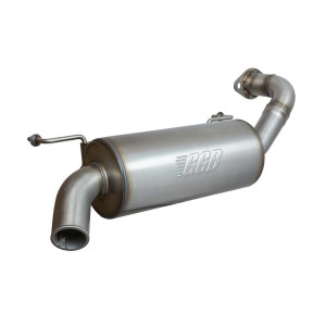 GGB Exhaust Polaris Ranger XP 1000 High Lifter / 1000 NorthStar Edition UTV Stainless (Trail Muffler) - 64-3257-2 GGB Exhaust Polaris Ranger XP 1000 High Lifter / 1000 NorthStar Edition UTV Stainless (Trail Muffler) - 64-3257-2