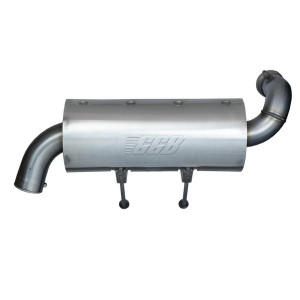 GGB Exhaust Polaris RZR 900 UTV Stainless (Trail Muffler) - 64-3250-2 GGB Exhaust Polaris RZR 900 UTV Stainless (Trail Muffler) - 64-3250-2
