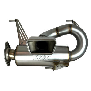 GGB Exhaust Polaris RZR Pro R UTV Stainless (SPORT Muffler) - 64-3260-3