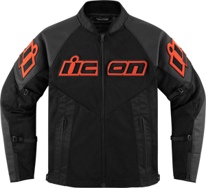 Icon - Mesh AF Leather Jacket - Slayer - Small - Mesh AF Leather Jacket - 2810-3907