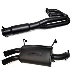 Bikeman Performance Polaris RZR XP 1000 Double Barrel Full Exhaust - 08-314-CB