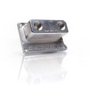 Bikeman Performance Polaris RZR Remote Oil Cooler Adapter - 10-303 Bikeman Performance Polaris RZR Remote Oil Cooler Adapter - 10-303