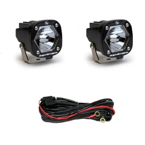 Baja Designs S1 Black Laser Auxiliary Light Pod Pair - 387807