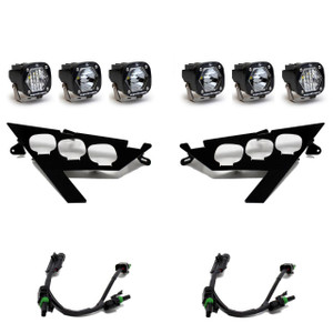 Baja Designs Polaris RZR Pro XP / Pro R / Turbo R S1 Triple LED/Laser Headlight Kit - 447157 Baja Designs Polaris RZR Pro XP / Pro R / Turbo R S1 Triple LED/Laser Headlight Kit - 447157