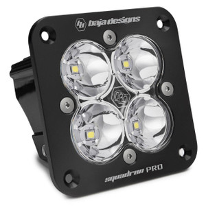 Baja Designs Squadron Pro Black Flush Mount LED Auxiliary Light Pod (Spot) (Clear) - 491001 Baja Designs Squadron Pro Black Flush Mount LED Auxiliary Light Pod (Spot) (Clear) - 491001
