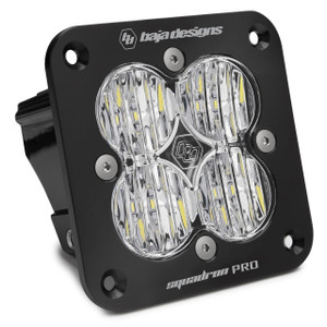 Baja Designs Squadron Pro Black Flush Mount LED Auxiliary Light Pod (Wide Cornering) (Clear) - 491005 Baja Designs Squadron Pro Black Flush Mount LED Auxiliary Light Pod (Wide Cornering) (Clear) - 491005