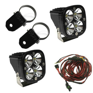 Baja Designs PowerSports Squadron Pro A-Pillar Mount Light Kit (2" Mount) - 497102 Baja Designs PowerSports Squadron Pro A-Pillar Mount Light Kit (2" Mount) - 497102