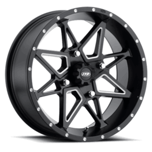ITP Tires Tornado UTV Wheel (14x7) (4x110) (Matte Black) - 1421950727B
