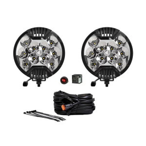 KC HiLiTES SlimLite LED 6" (Pair Pack System) - 100 KC HiLiTES SlimLite LED 6" (Pair Pack System) - 100