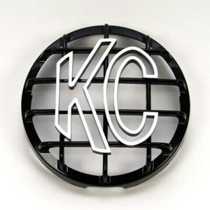 KC HiLiTES 6" Stone Guard (Black With White Logo) - 7210 KC HiLiTES 6" Stone Guard (Black With White Logo) - 7210