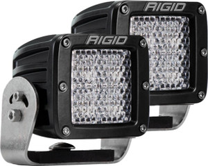 Rigid Industries D-Series Pro Heavy Duty Mount Diffused (Pair) - 222513