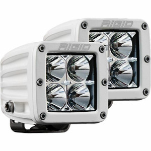 Rigid Industries D-Series Pro LED Pods (Pair) (Flood) (White) - 602113 Rigid Industries D-Series Pro LED Pods (Pair) (Flood) (White) - 602113