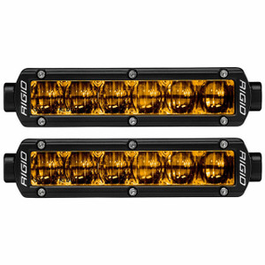 Rigid Industries SR-Series Pro DOT/SAE J583 Fog Light Surface Mount Selective Yellow (Pair) (6") - 906704
