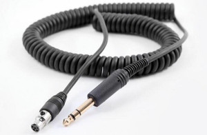 Rugged Radios David Clark Style 5 Ft. 1/4" Headset Coil Cord - CC-1/4 Rugged Radios David Clark Style 5 Ft. 1/4" Headset Coil Cord - CC-1/4