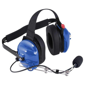 Rugged Radios 2-Way Radios H42 Behind-The-Head BTH Headset (Light Blue) - H42-LTBLUE Rugged Radios 2-Way Radios H42 Behind-The-Head BTH Headset (Light Blue) - H42-LTBLUE
