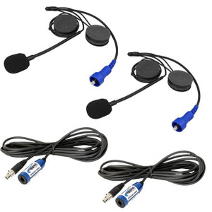 Rugged Radios Plus 2 Helmet Kit And Cable Expansion Kit - PLUS2-HK