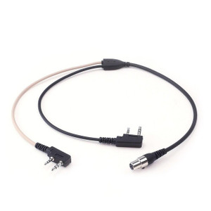 Rugged Radios 2-Pin Radio Splitter For Listen Only And Transmit/Listen - SPLITTER-RH-LSO Rugged Radios 2-Pin Radio Splitter For Listen Only And Transmit/Listen - SPLITTER-RH-LSO