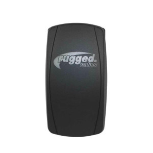 Rugged Radios Waterproof Rocker Switch With Rugged Logo - SW-RS-R