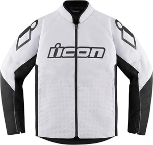 Icon - Hooligan CE Jacket - White - Medium - Hooligan CE Jacket - 2820-5798