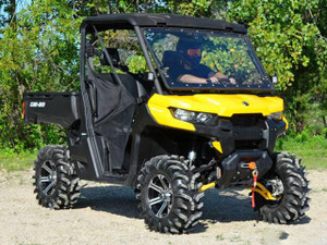 SuperATV Can-Am Defender Scratch Resistant Flip Windshield - FWS-CA-DEF-70 SuperATV Can-Am Defender Scratch Resistant Flip Windshield - FWS-CA-DEF-70