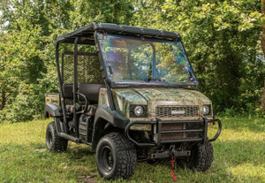SuperATV Kawasaki Mule 4000 / 4010 Scratch Resistant Flip Windshield - FWS-K-MULE-4010-70 SuperATV Kawasaki Mule 4000 / 4010 Scratch Resistant Flip Windshield - FWS-K-MULE-4010-70