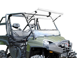 SuperATV Polaris Ranger Full-Size 570 Windshield (Flip) (Scratch Resistant) - FWS-P-RAN09XP-002-70#RF